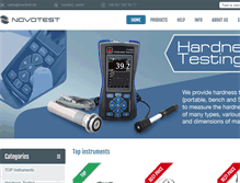 Tablet Screenshot of novotest.biz